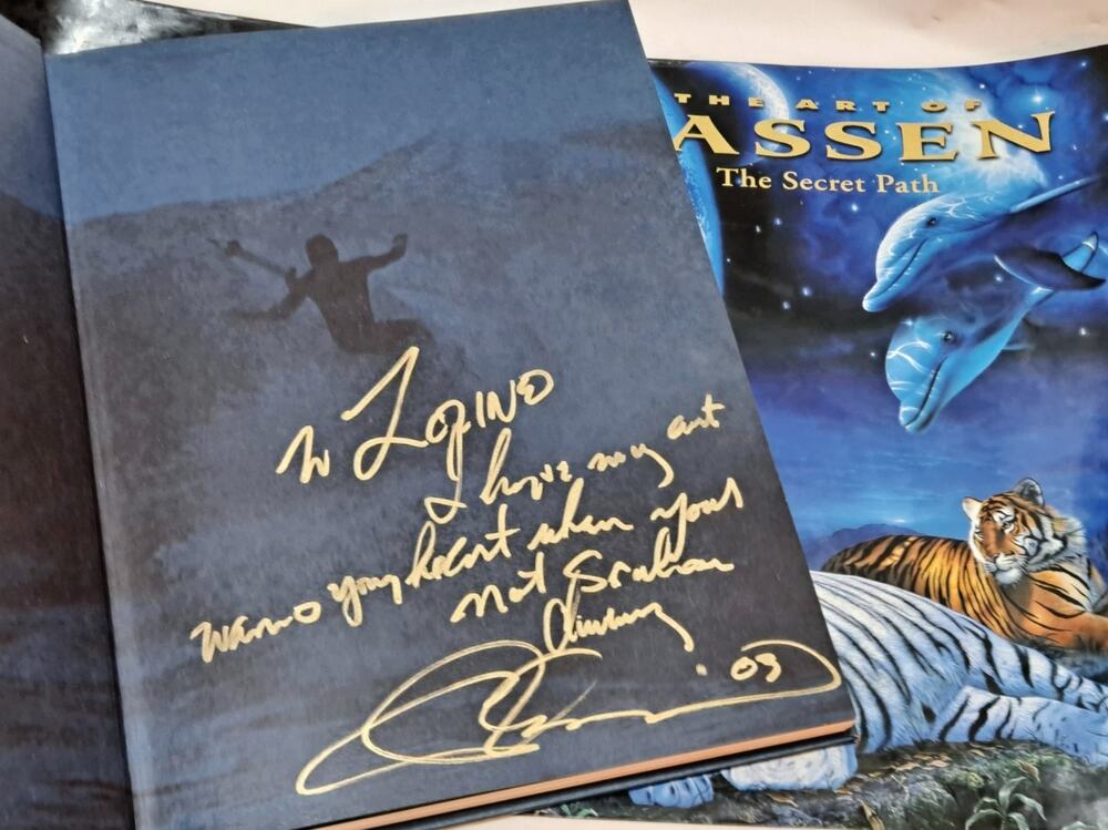 INSCRIBED The Art of Christian Lassen: The Secret Path, Hawaiian Marine Artist